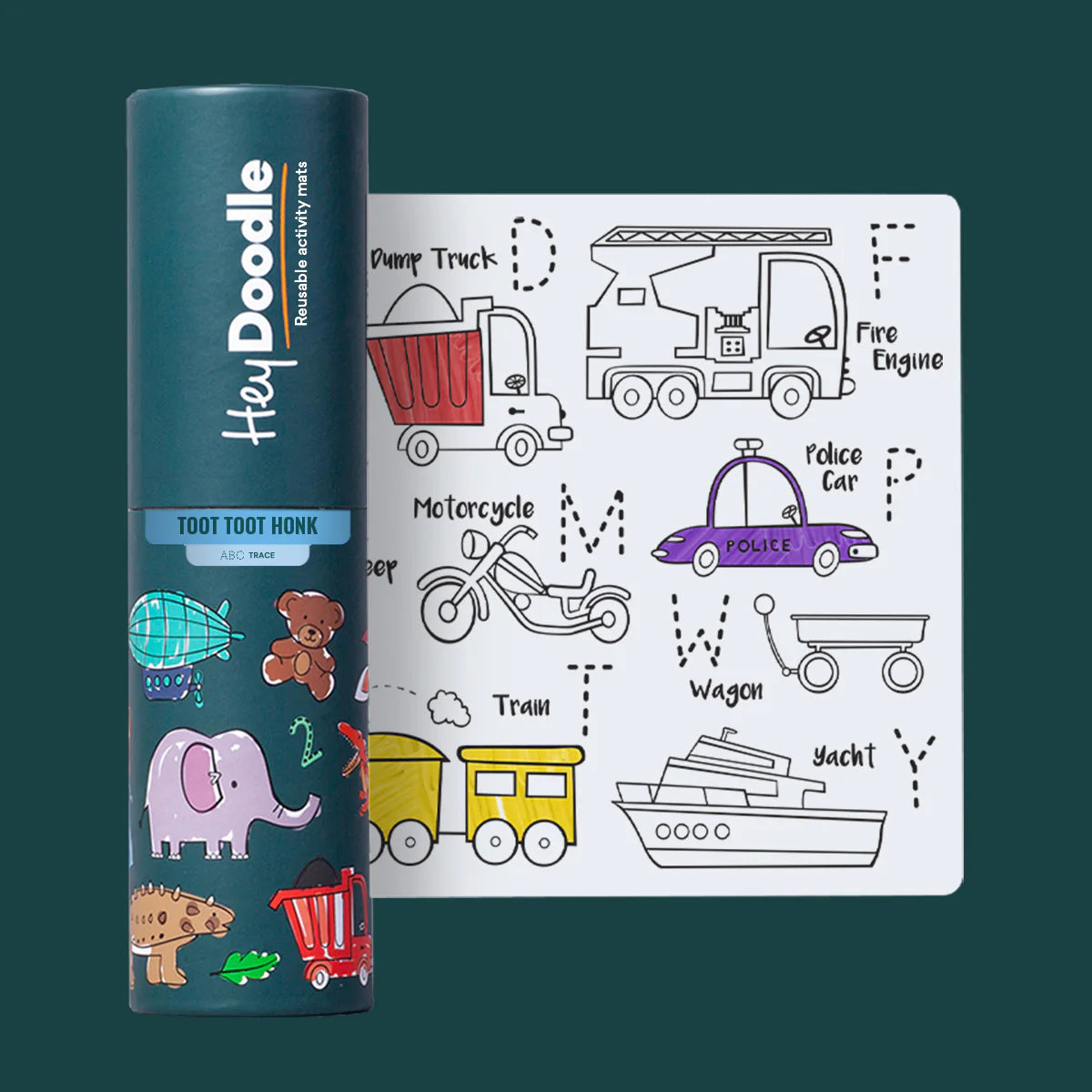 Hey Doodle - Reusable Silicone Colouring Mats - Mini
