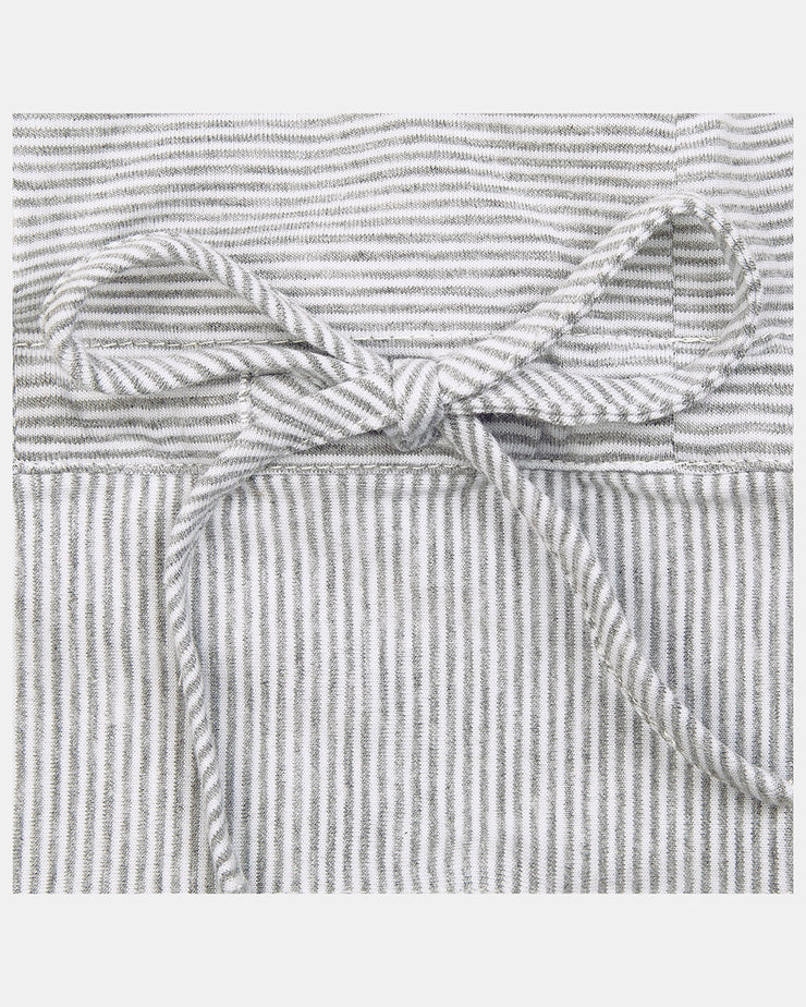 Toshi - Flap Cap - Dove Stripe