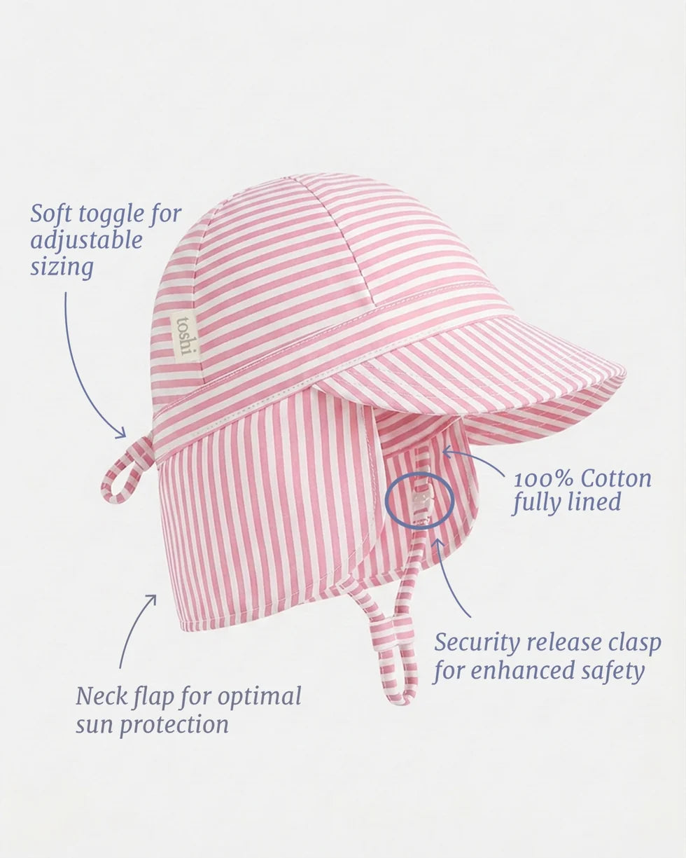 Toshi - Flap Cap Mini - Blossom