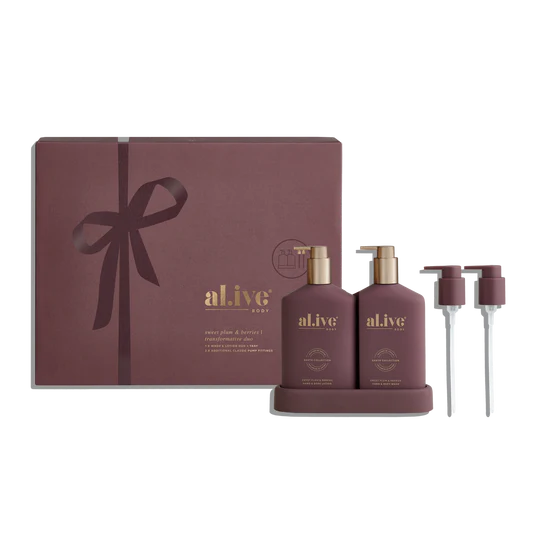 Al.ive - Transformative Wash + Lotion Duo - Sweet Plum + Berries