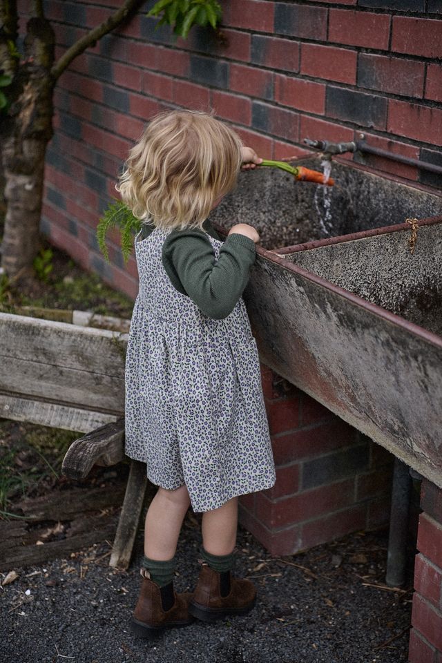 Nature Baby - Amelia Pinafore - Briarwood Heron