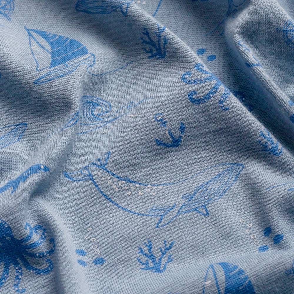 Woolbabe - 3 Seasons Sleep Bag Front Zip 3-24M - Glacier Sail Away