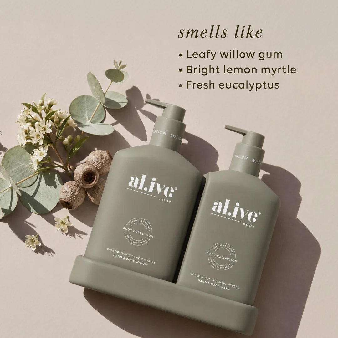 Al.ive - Wash + Lotion Duo - Willowgum + Lemon Myrtle