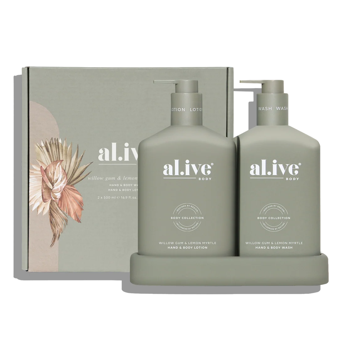Al.ive - Wash + Lotion Duo - Willowgum + Lemon Myrtle