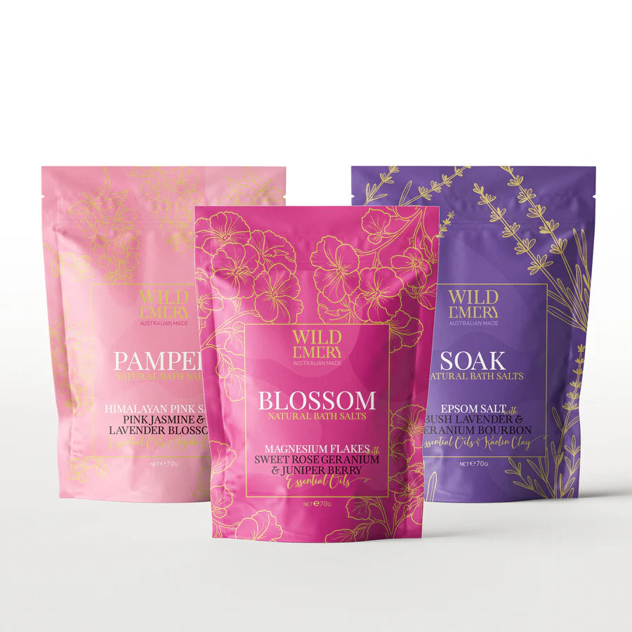 Wild Emery - Bath Salts 3pk - Indulgent