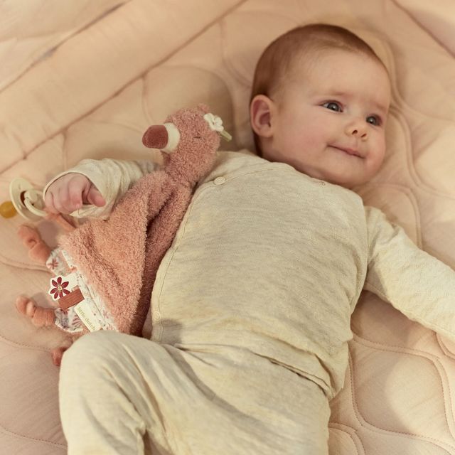 Little Dutch - Safari Friends - Cuddle Cloth Flamingo