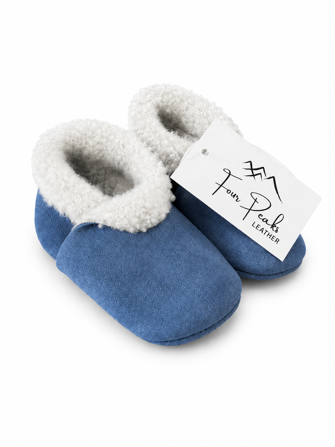 Lambskin Booties - Cornflower