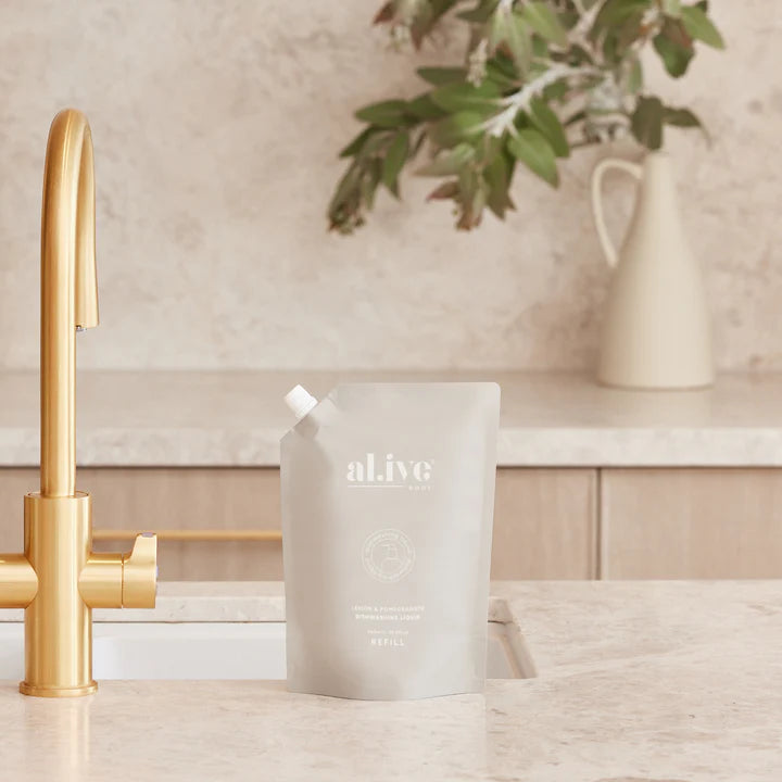 Al.ive - Dishwashing Liquid Refill - Lemon + Pomegranate