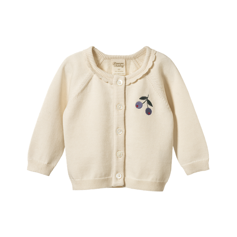 Nature Baby - Piper Cardigan - Winter Berry