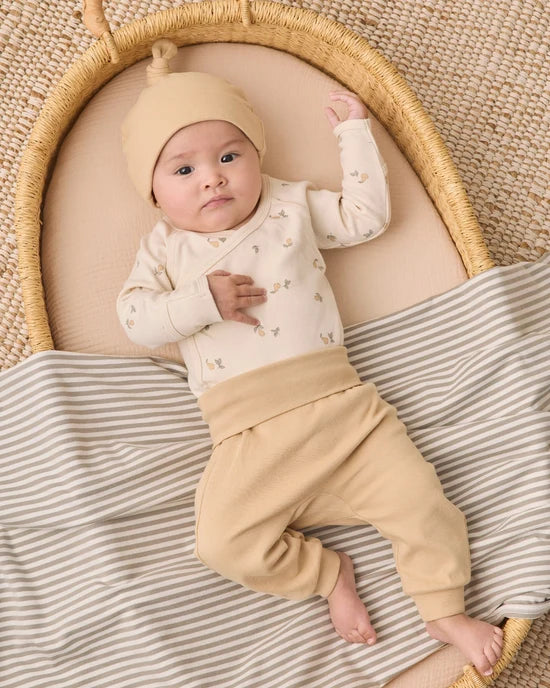 Quincy Mae - Bodysuit + Pants Set - Pears Butterscotch