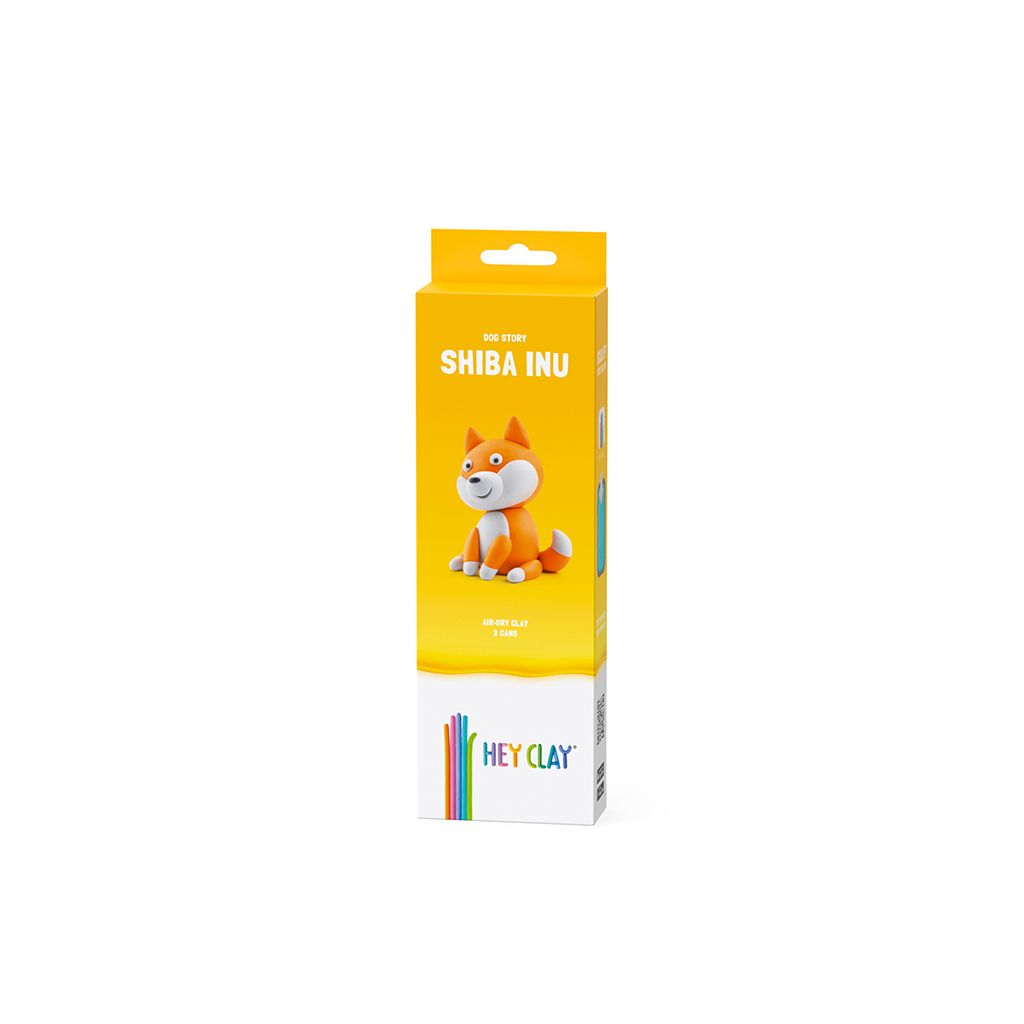 Hey Clay - Dog - Shibu 3 Cans