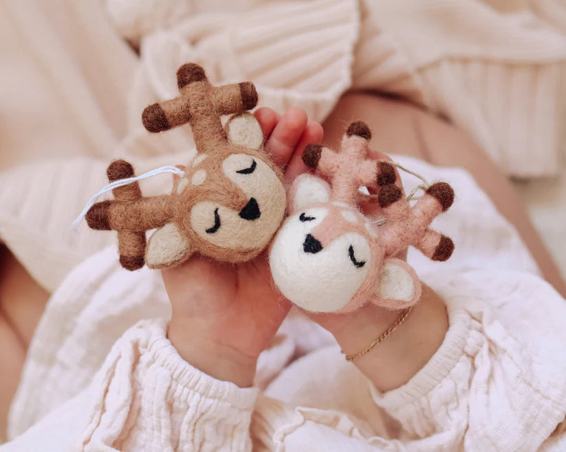 Felt Christmas Decorations - Deer Head Ornament