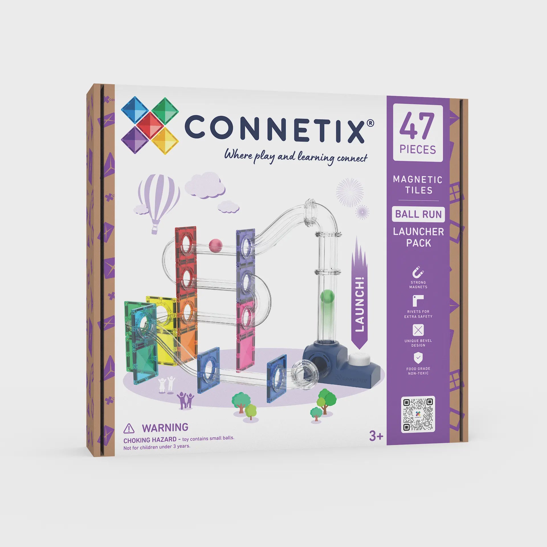 Connetix - Ball Run Launcher Pack 47 pc