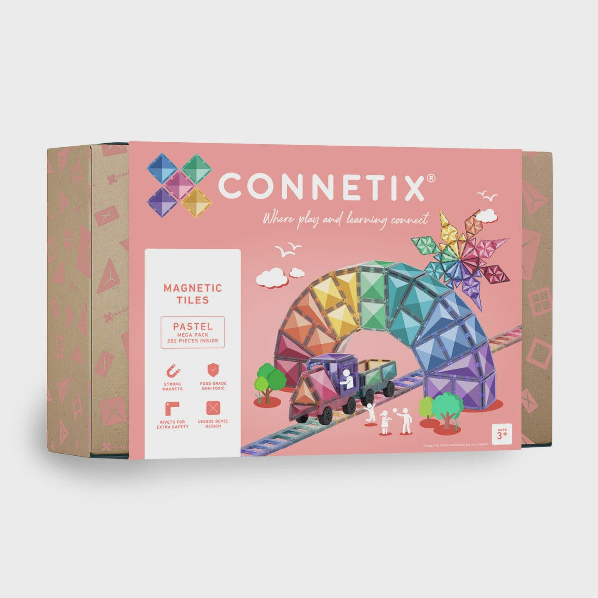 Connetix - Pastel Mega Pack 202 pc
