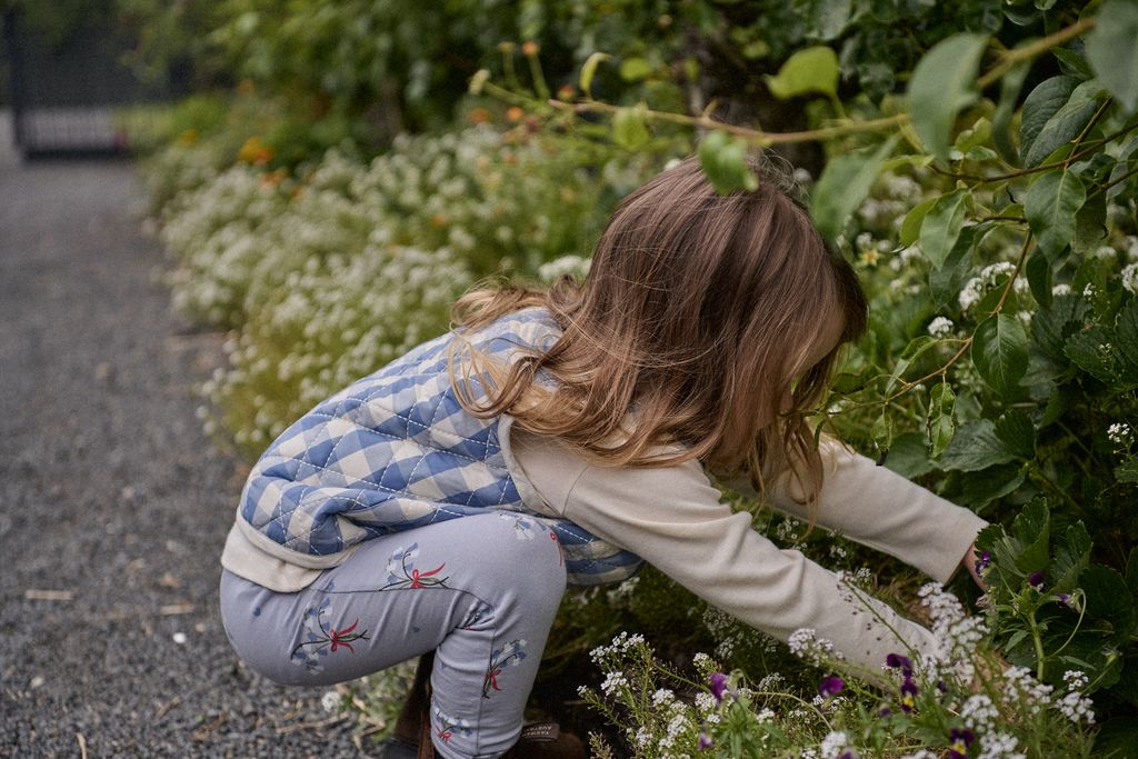 Nature Baby - Marlo Quilted Vest - Bluebelle Check