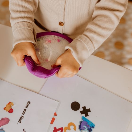 Peekaboo Sensory Bag - Dinosaur