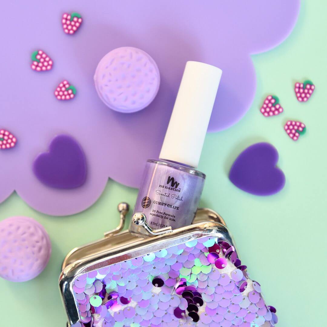 No Nasties - Scented Kids Nail Polish - Gummy Grape