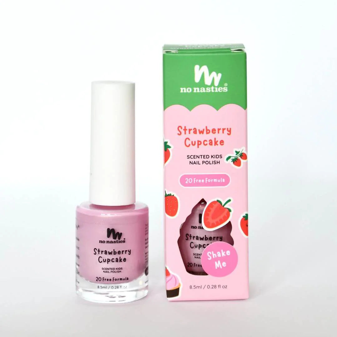 No Nasties - Scented Kids Polish - Strawberry Cupcake