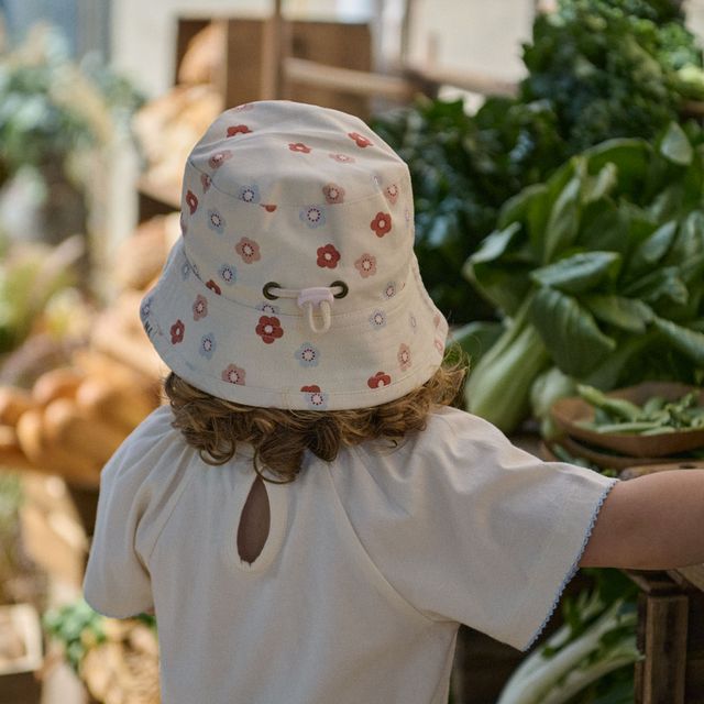 Nature Baby - Bucket Hat - Petite Flora Stamp