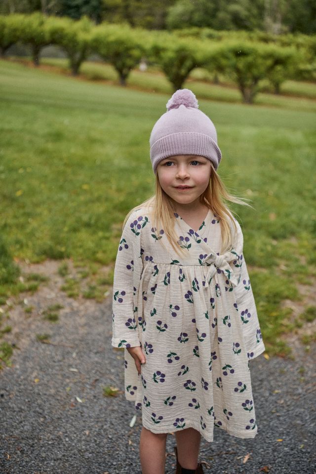 Nature Baby - Mabel Dress - Winter Berry Natural