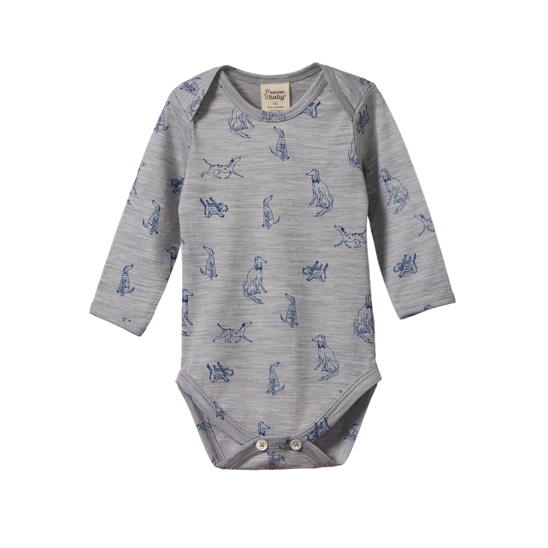 Nature Baby - Merino L/S Bodysuit - Best Friend