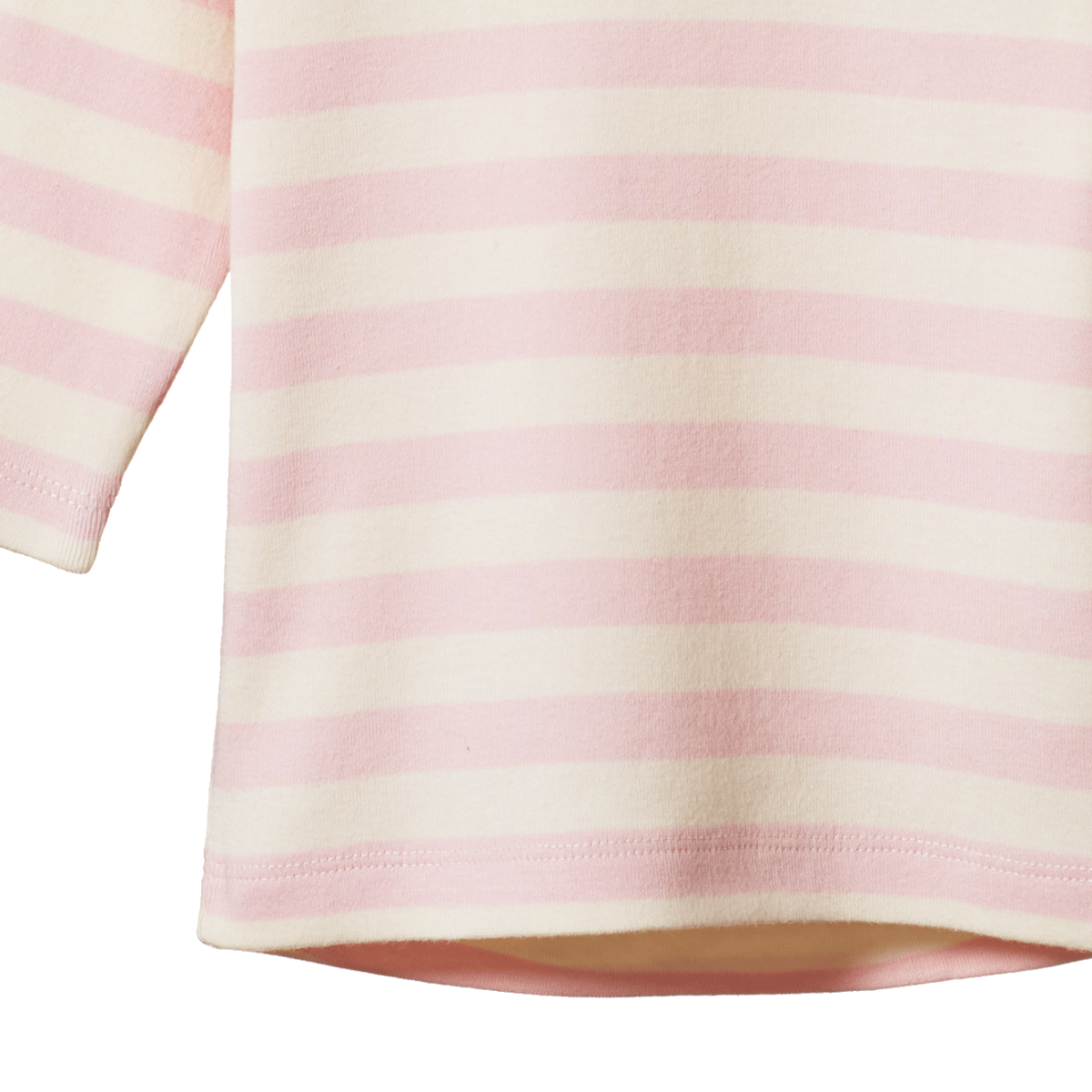 Nature Baby - L/S Cloud Tee - Cotton Candy Stripe