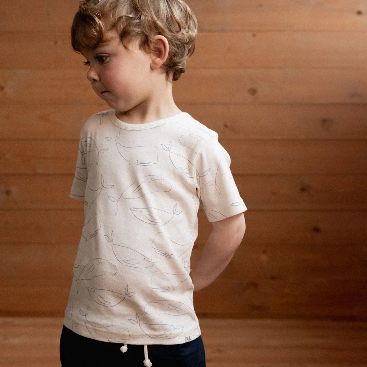 Nature Baby - River Tee - Whale Print