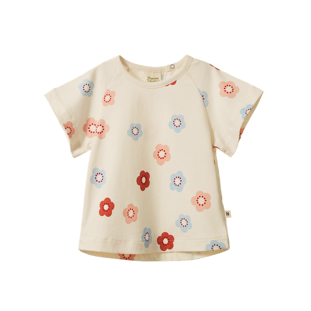 Nature Baby - Juniper Tee - Flora Stamp