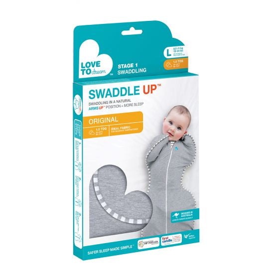 Love to Dream - Swaddle Up - Original Grey
