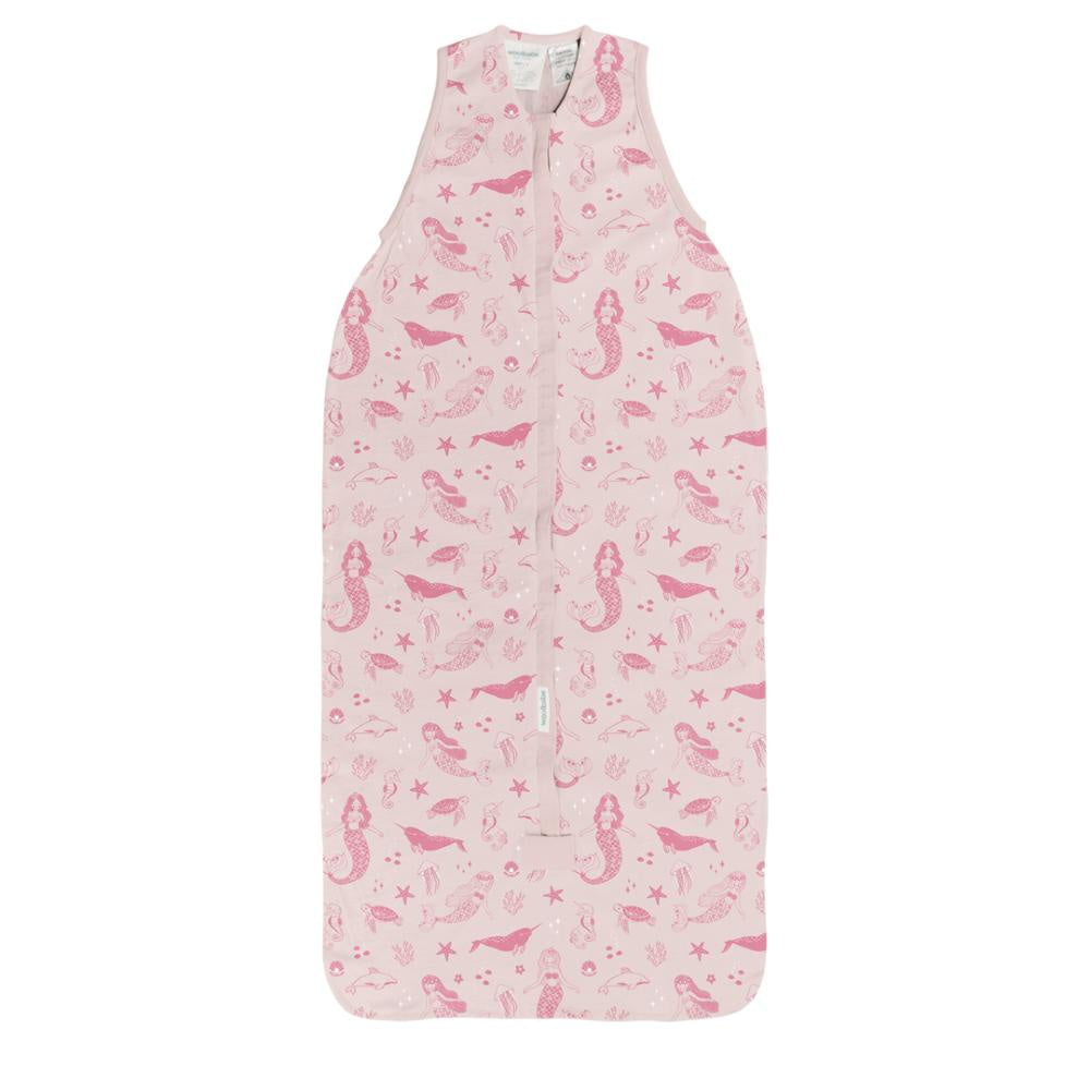 Woolbabe - 3 Seasons Front Zip Sleeping Bag 3-24M - Shell Mermaids