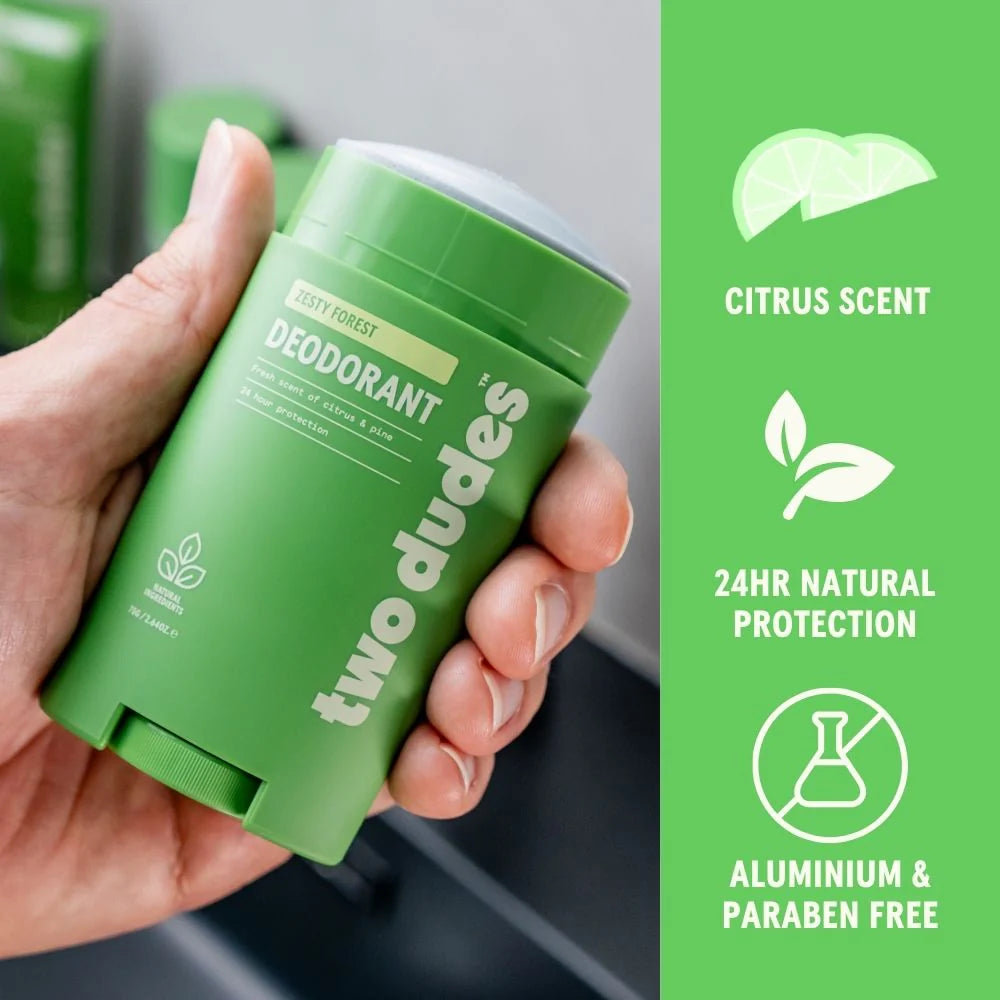 Two Dudes - Mens Natural Deodorant