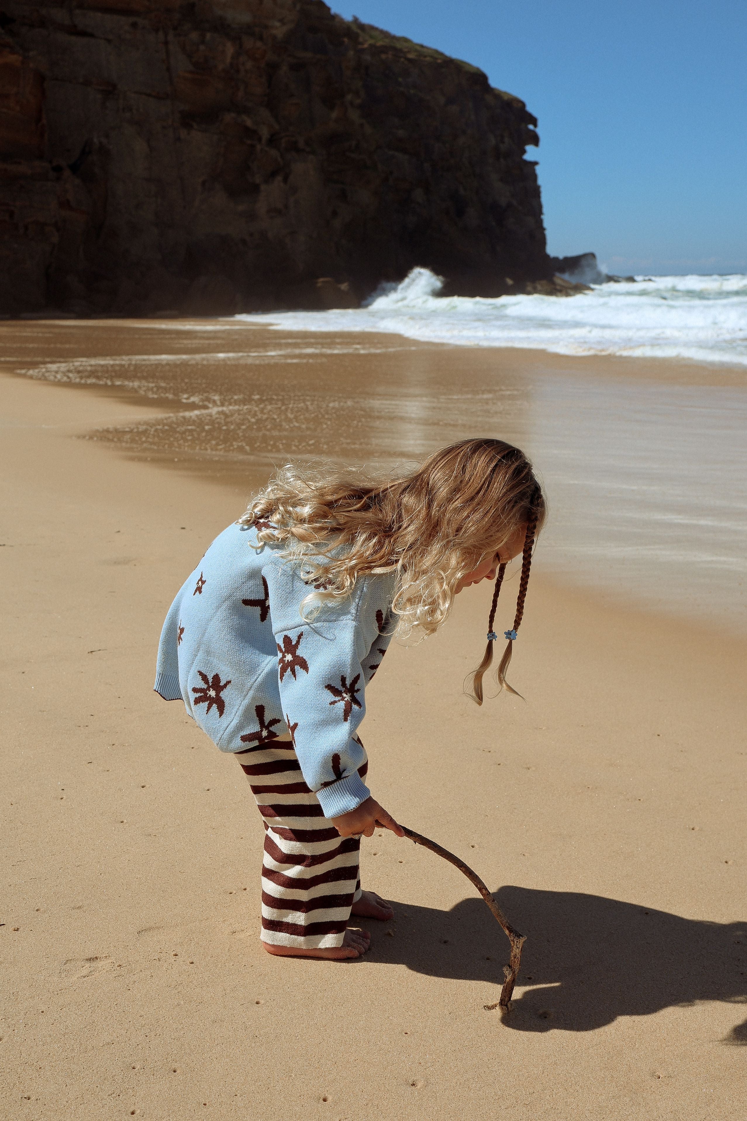 Slowly Label - Nordic Bloom Sweater