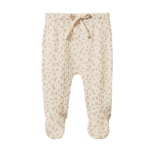 Nature Baby - Footed Rompers Pointelle - Dandelion