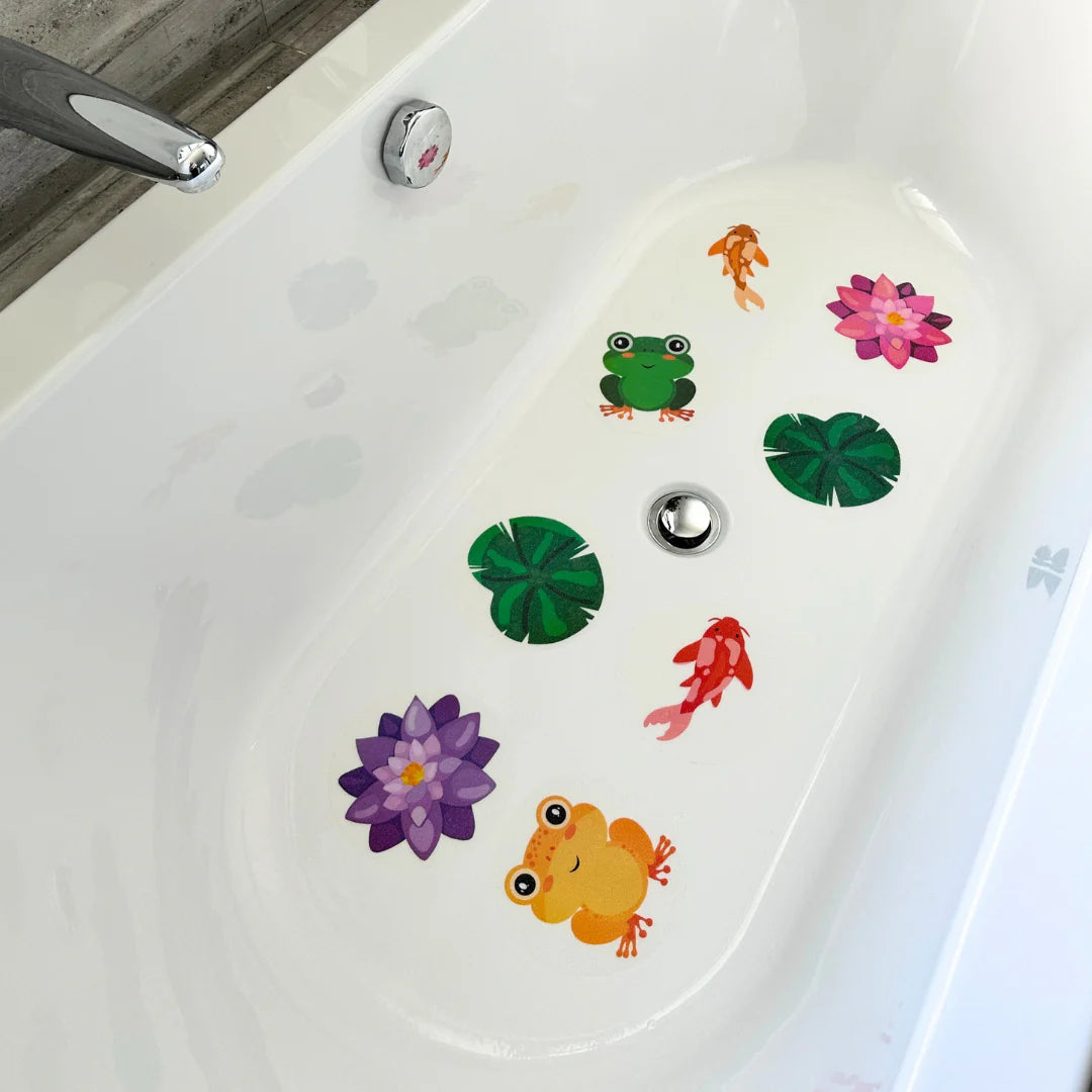 Zazi - Slip Safe Bath Spots - Garden Pond