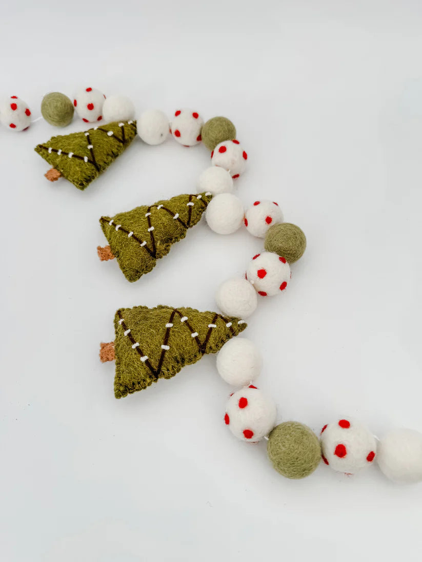 Felt Christmas Decorations - Hanging Garland