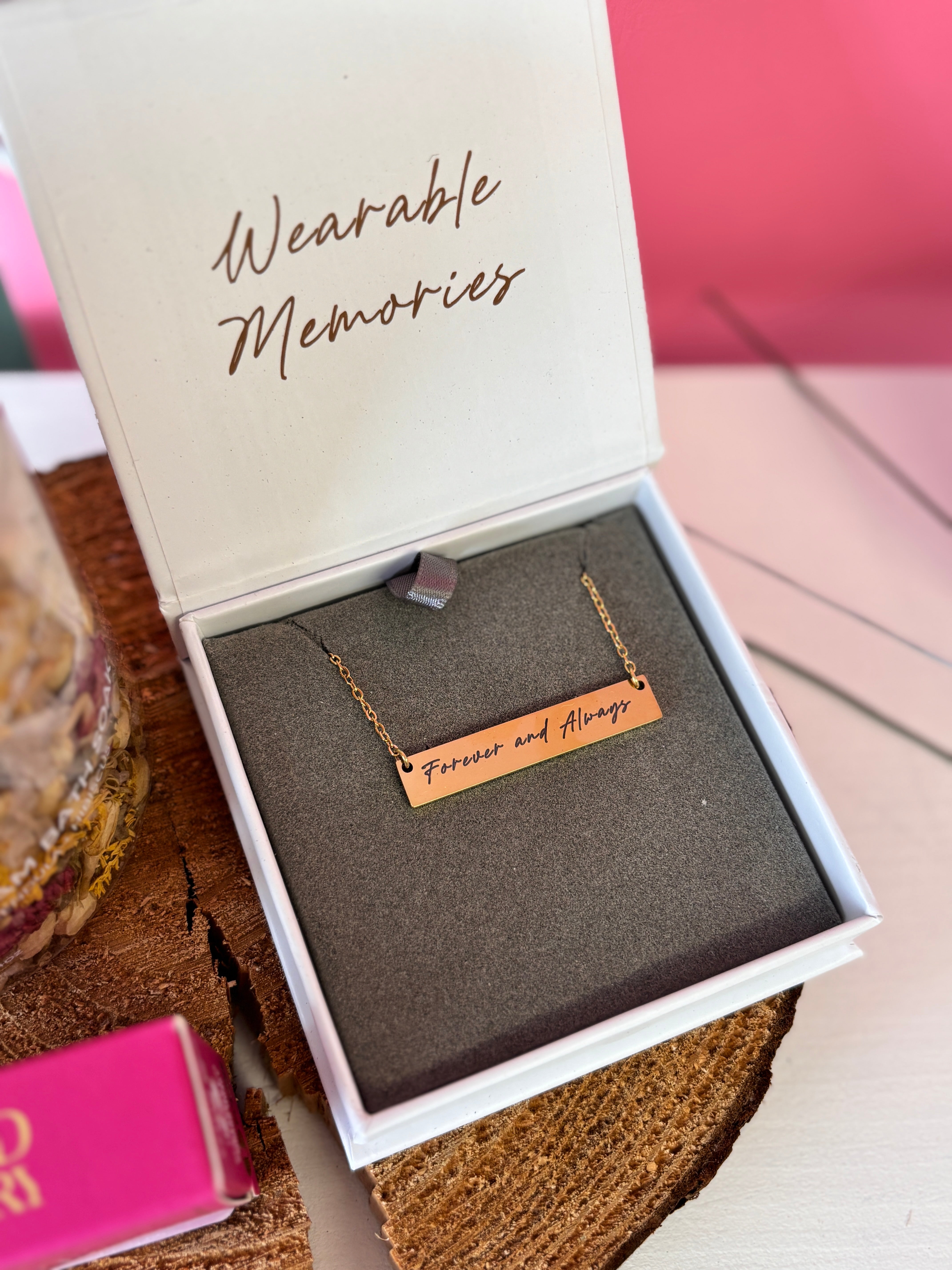 Forever and Always Necklace - Gold