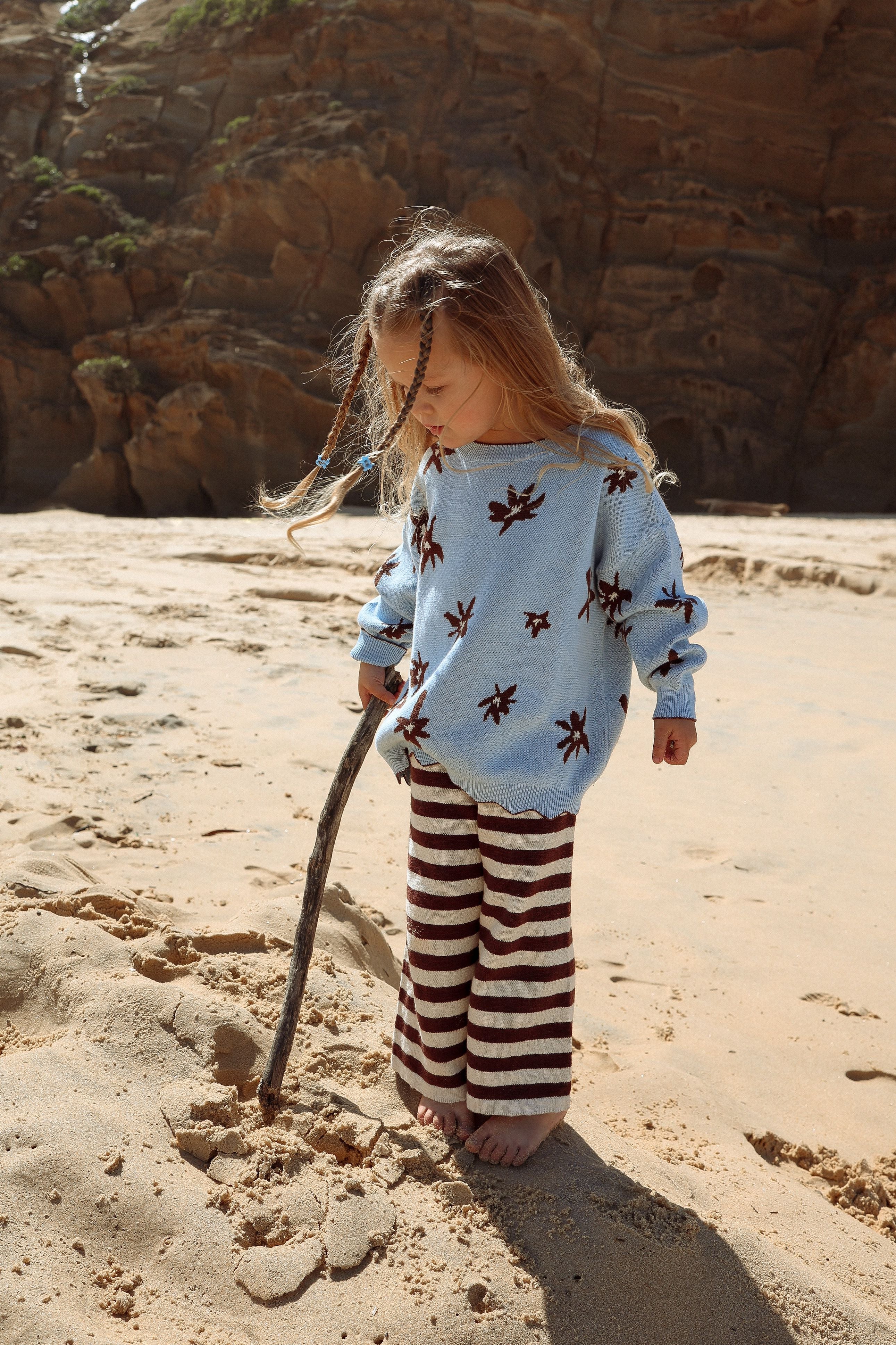 Slowly Label - Nordic Bloom Sweater