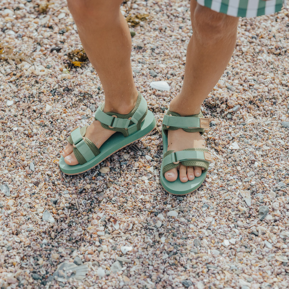 Crywolf - Beach Sandal - Coastal Green