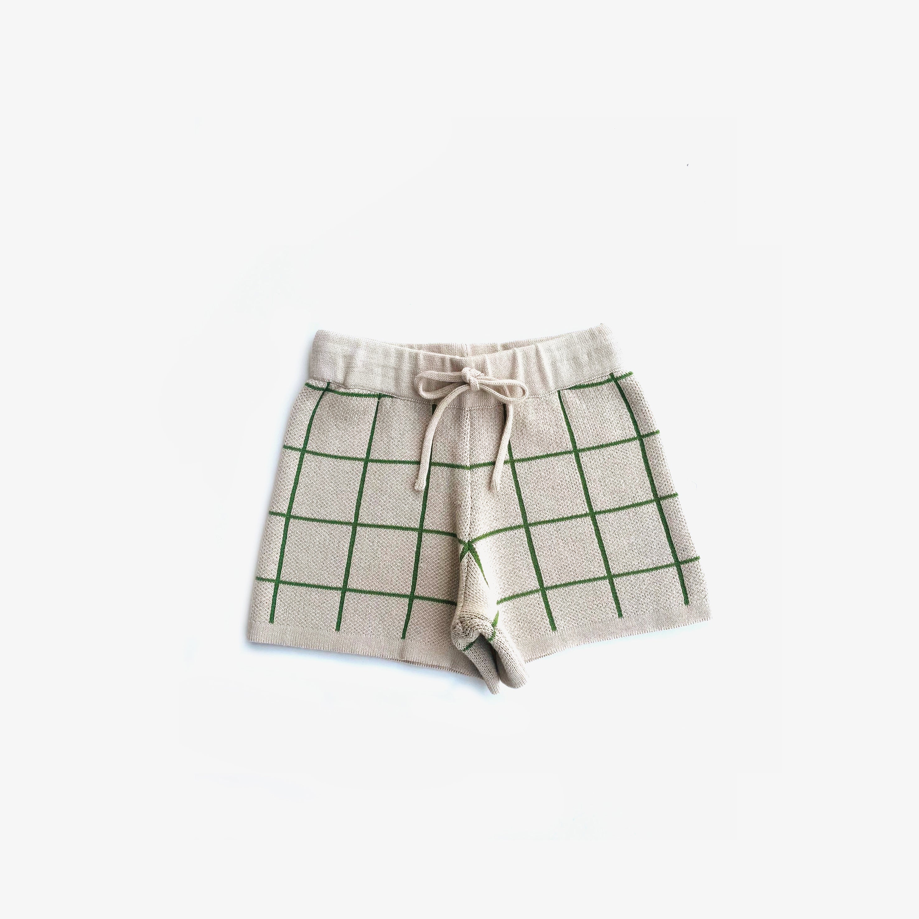 The Rest - Knit Shorts - Clover Grid