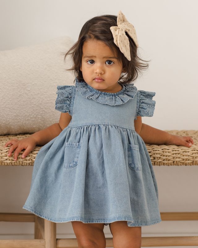 Quincy Mae - Sophie Dress - Chambray