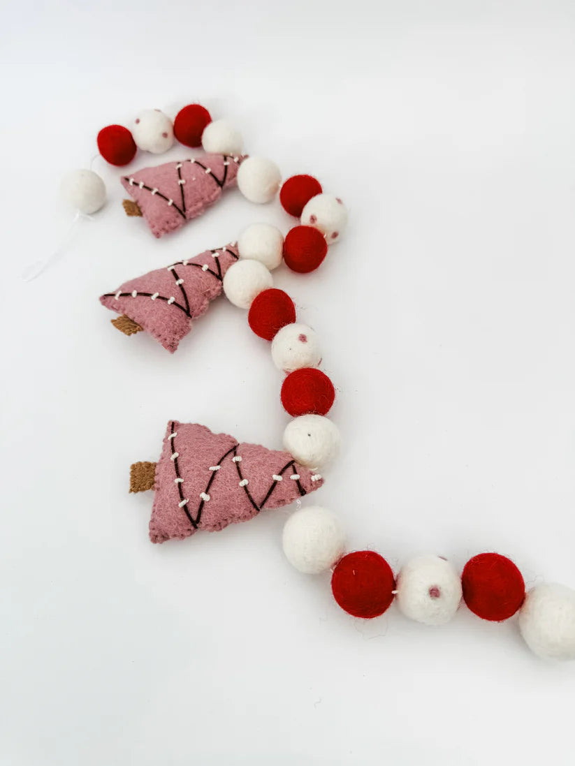 Felt Christmas Decorations - Hanging Garland