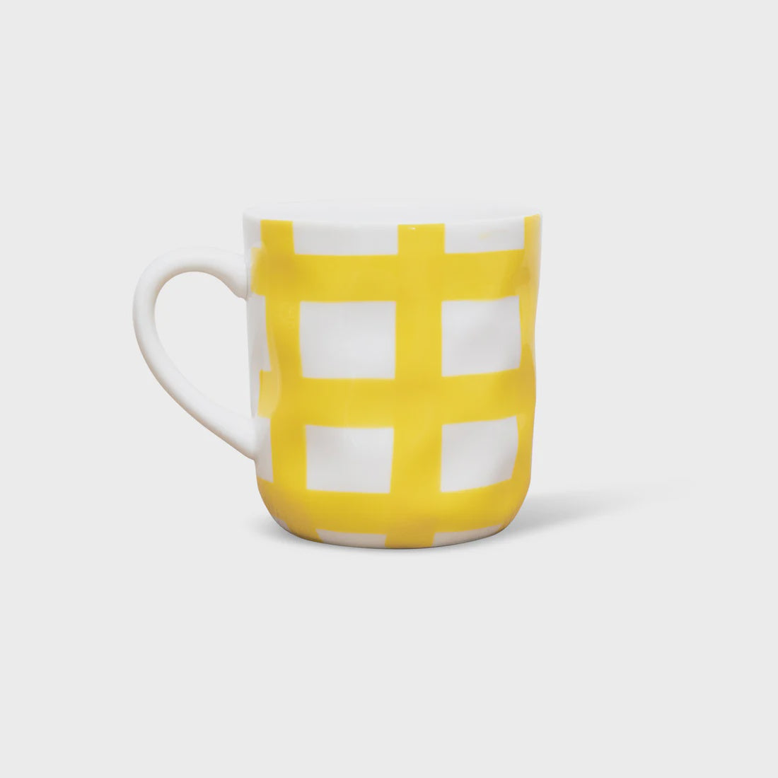 Mug - Yellow Gingham