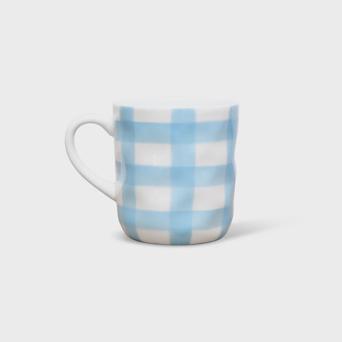 Mug - Cornflower Blue Gingham