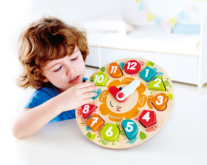 Hape - Chunky Clock Puzzle