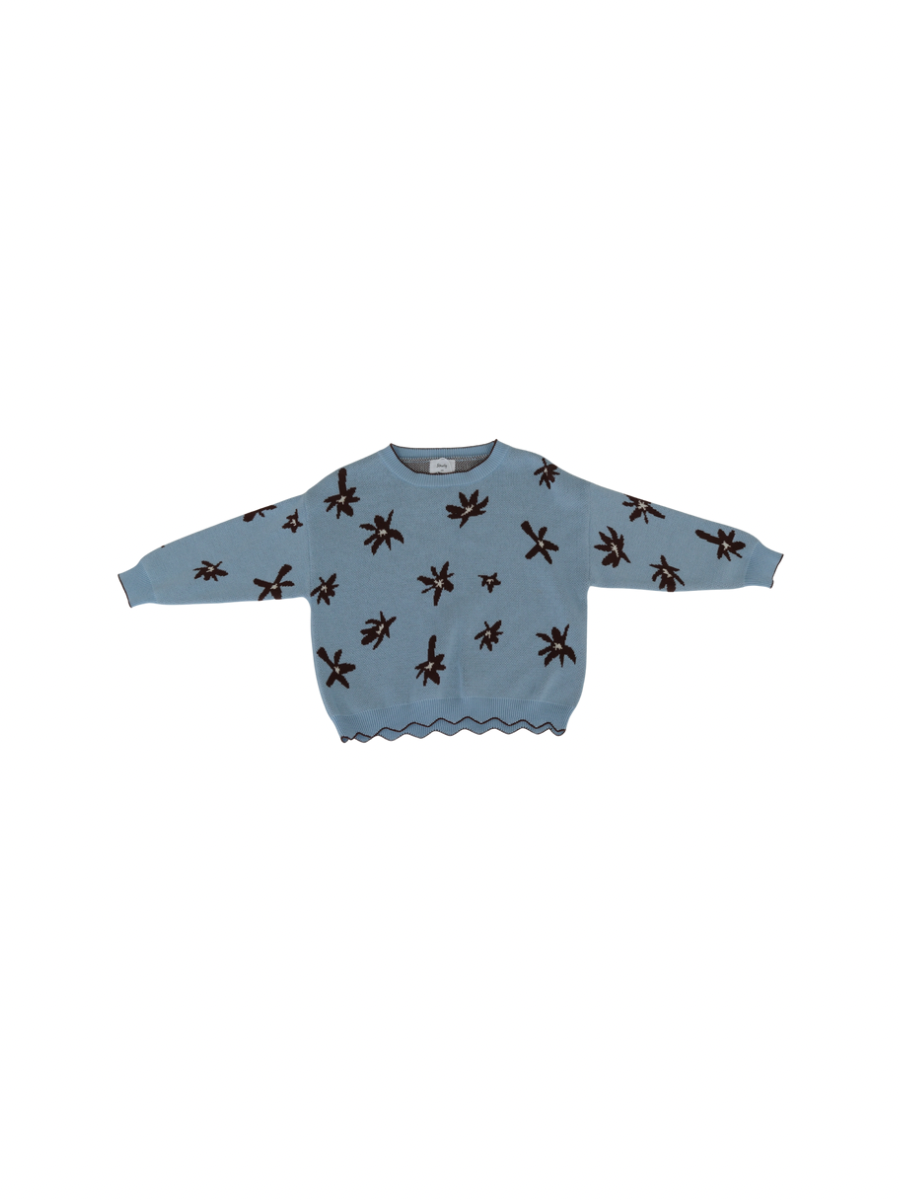 Slowly Label - Nordic Bloom Sweater