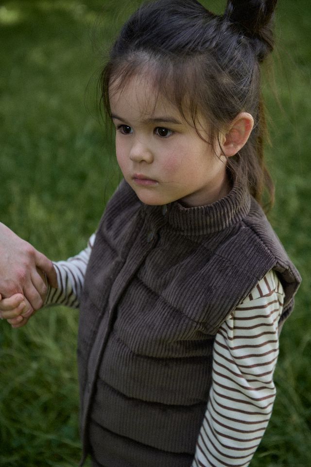 Nature Baby - Long Sleeve River Tee - Pinecone Stripe