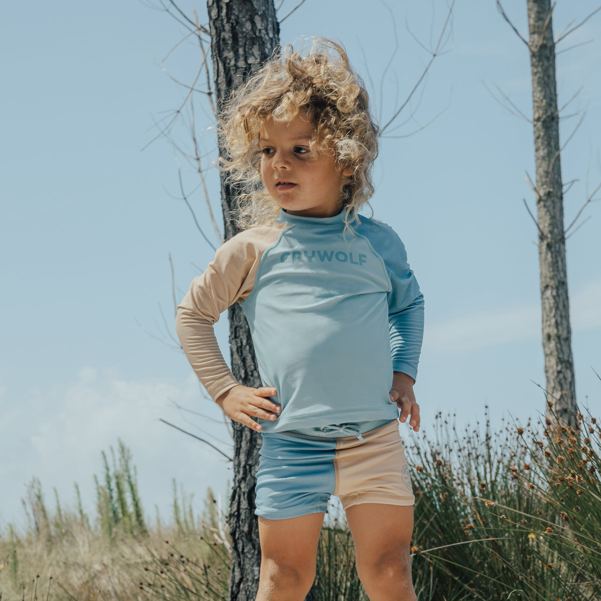 Crywolf - Baby Rash Vest - Seaside