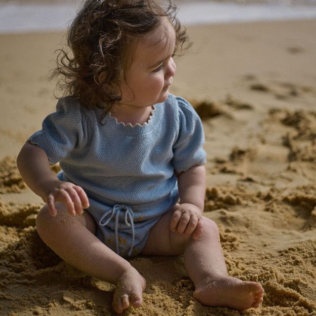 Nature Baby - Lottie Suit - Celestial Blue