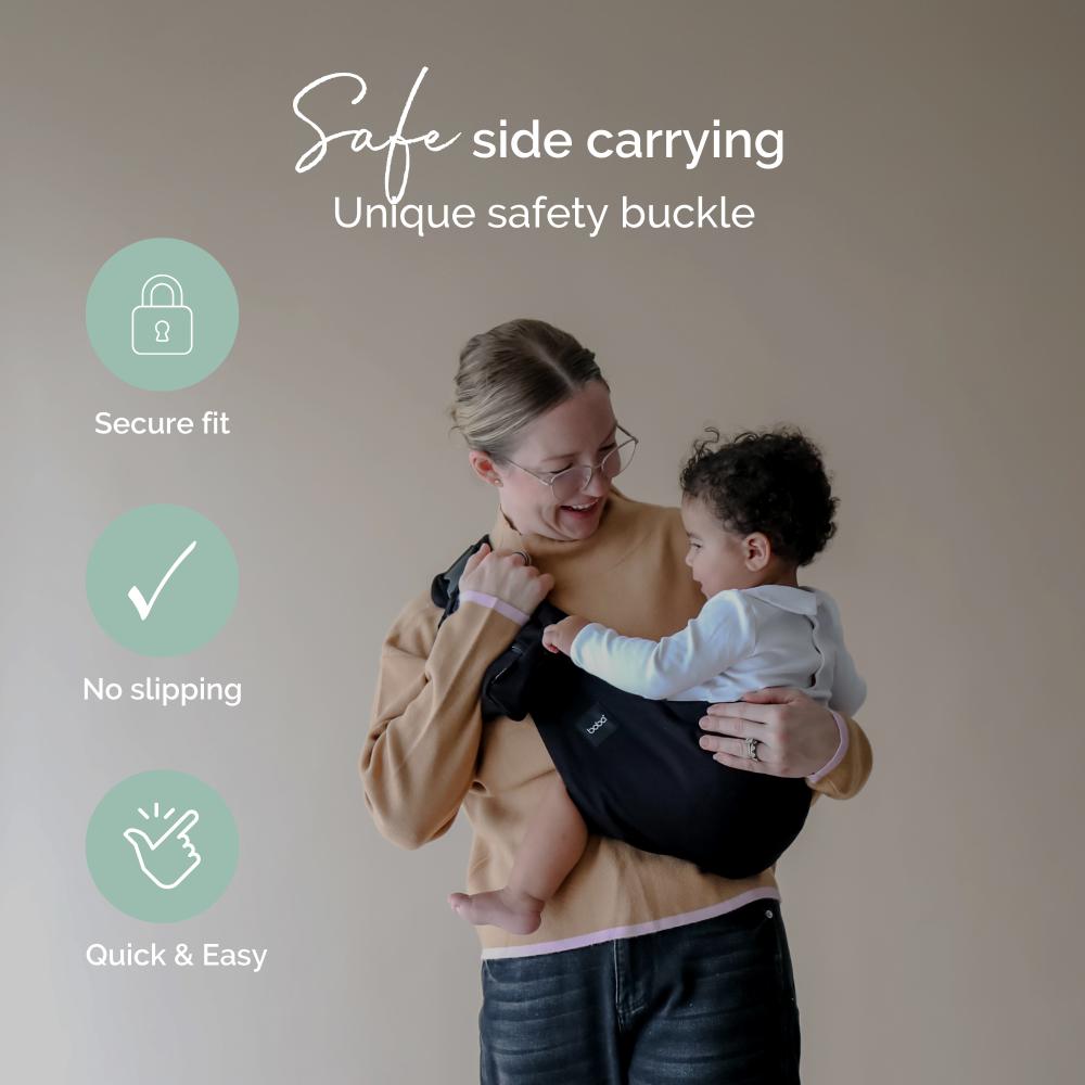 Boba Buddy Toddler Hip Carrier - Black