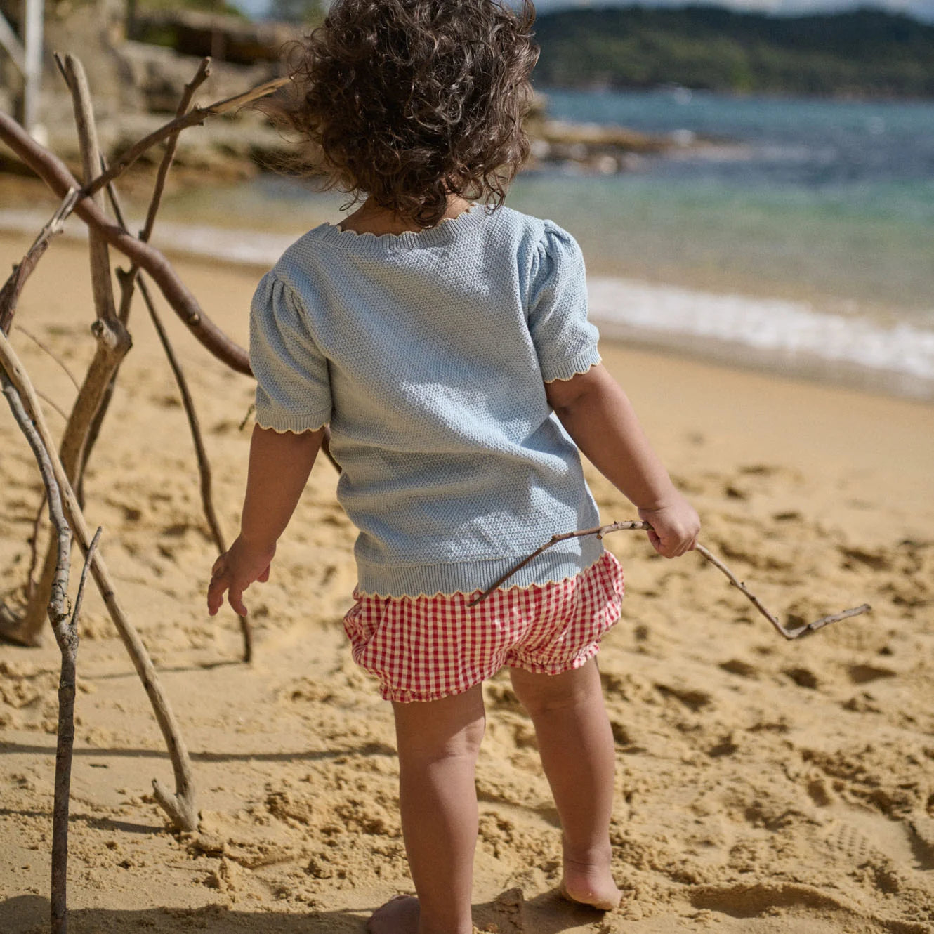 Nature Baby - Betty Shorts - Red Gingham